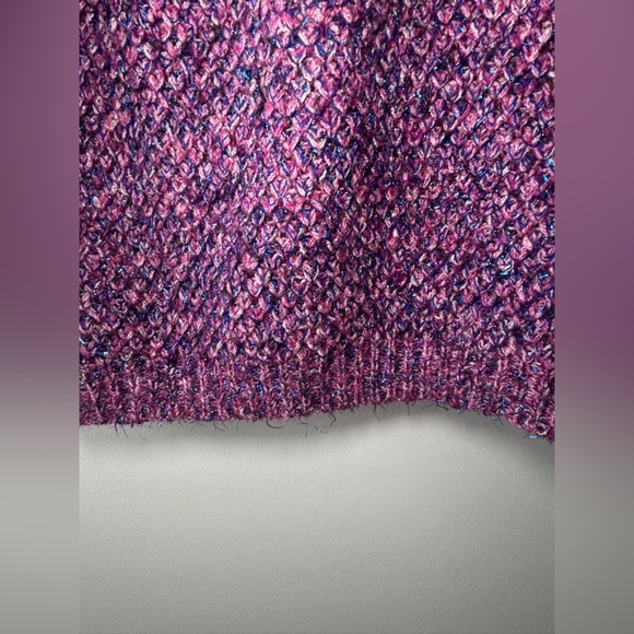 Anthropologie Lavender Textured Sweater - Picture 9 of 10